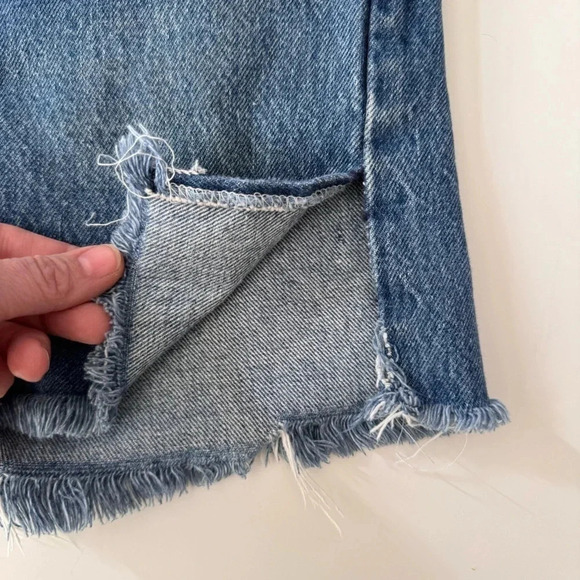 Vintage 90s Levi’s 501 Cut Off Jean Shorts Tag size 30 - Picture 3 of 11